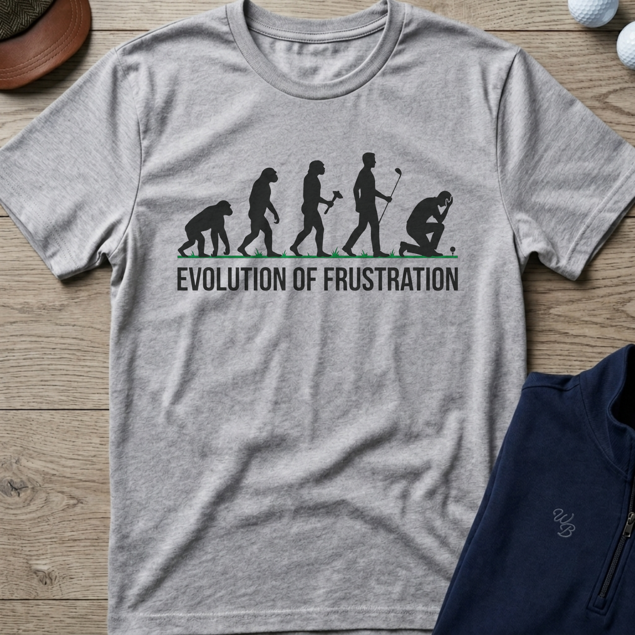 Evolution of Frustration — Sport Grey t-shirt