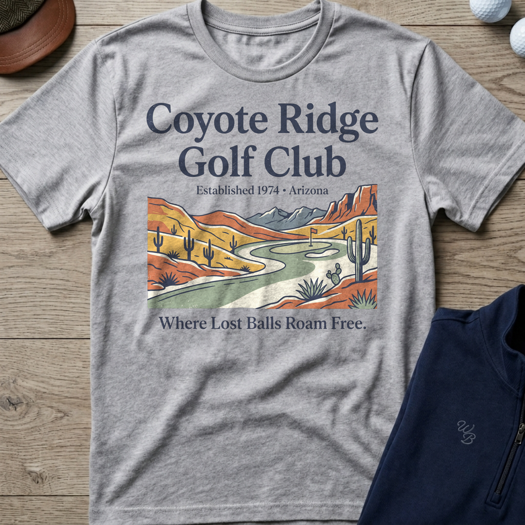 Coyote Ridge — Sport Grey t-shirt