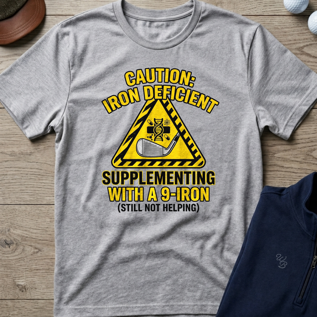 Iron Deficient — Sport Grey t-shirt