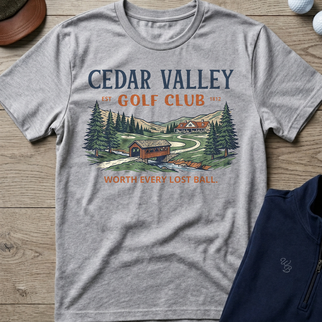 Cedar Valley — Sport Grey t-shirt