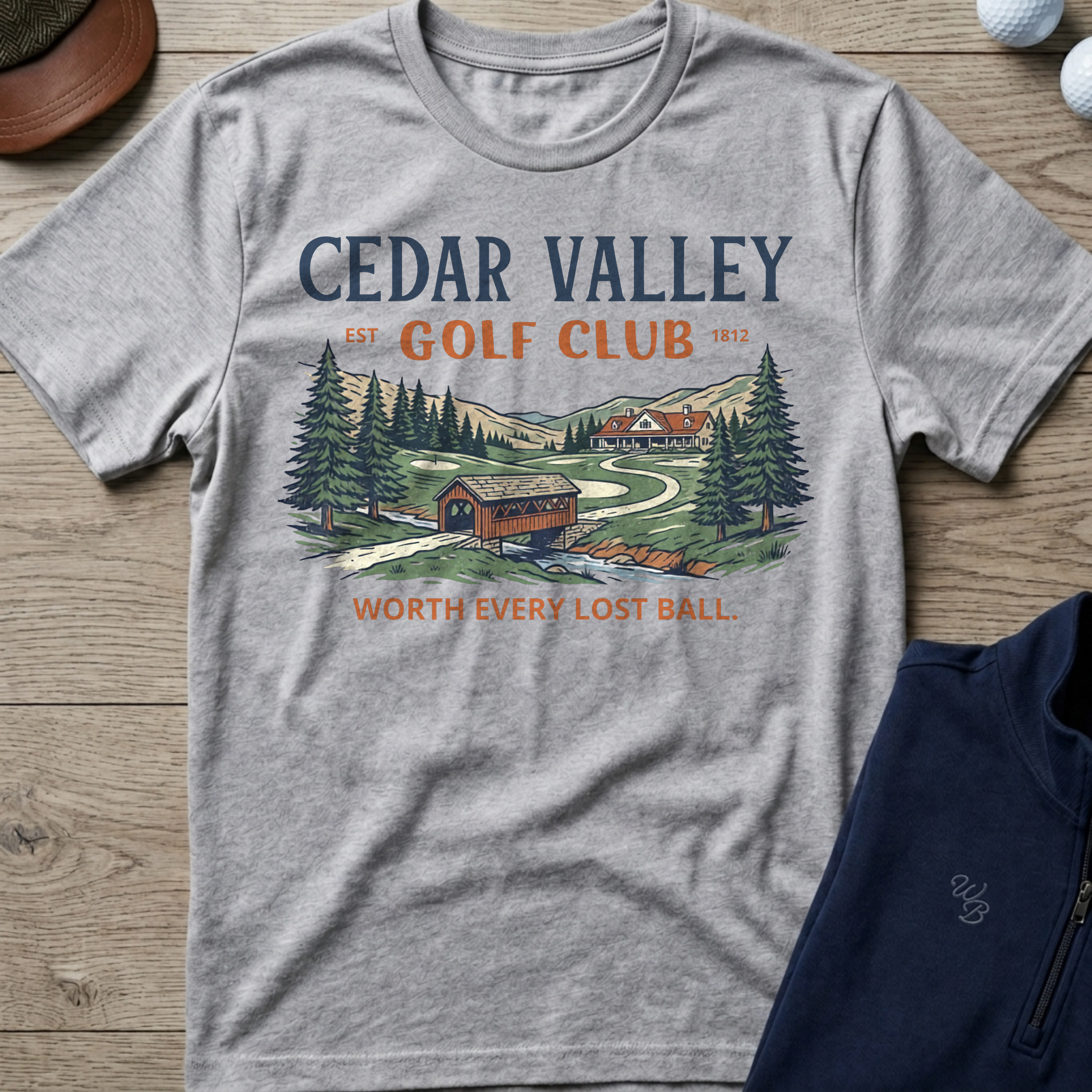 Cedar Valley — Sport Grey t-shirt