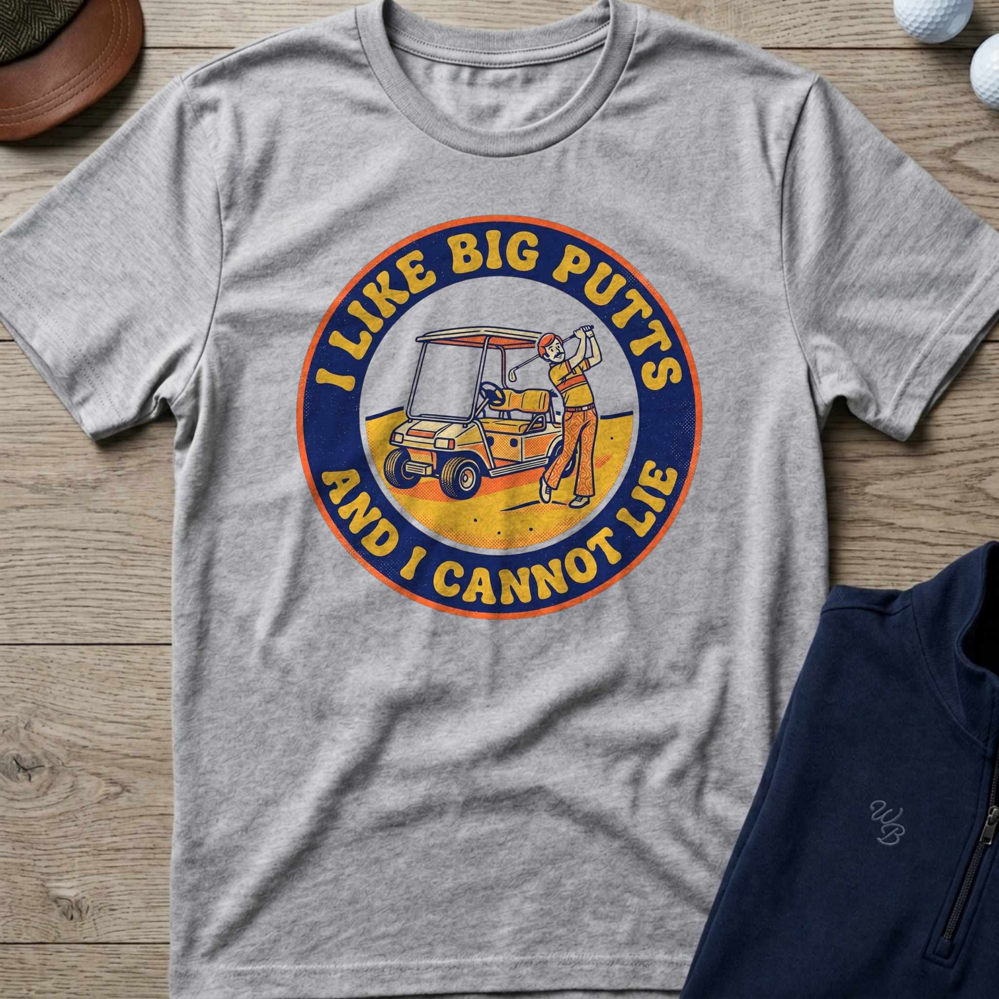 I Like Big Putts — Sport Grey t-shirt