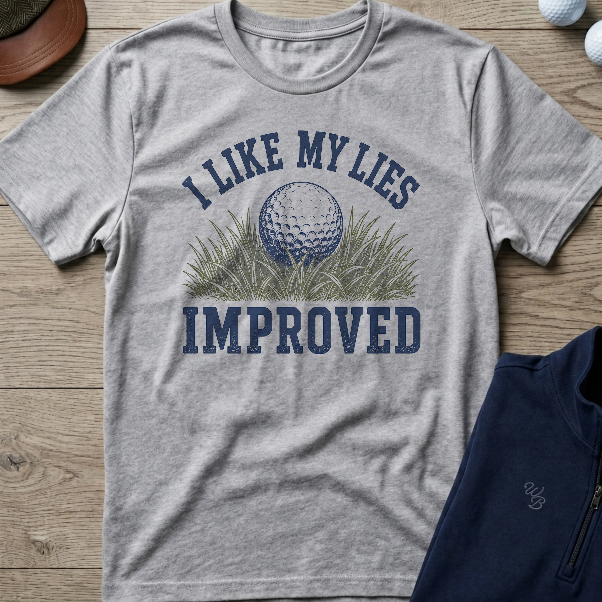 Improved Lies — Sport Grey t-shirt