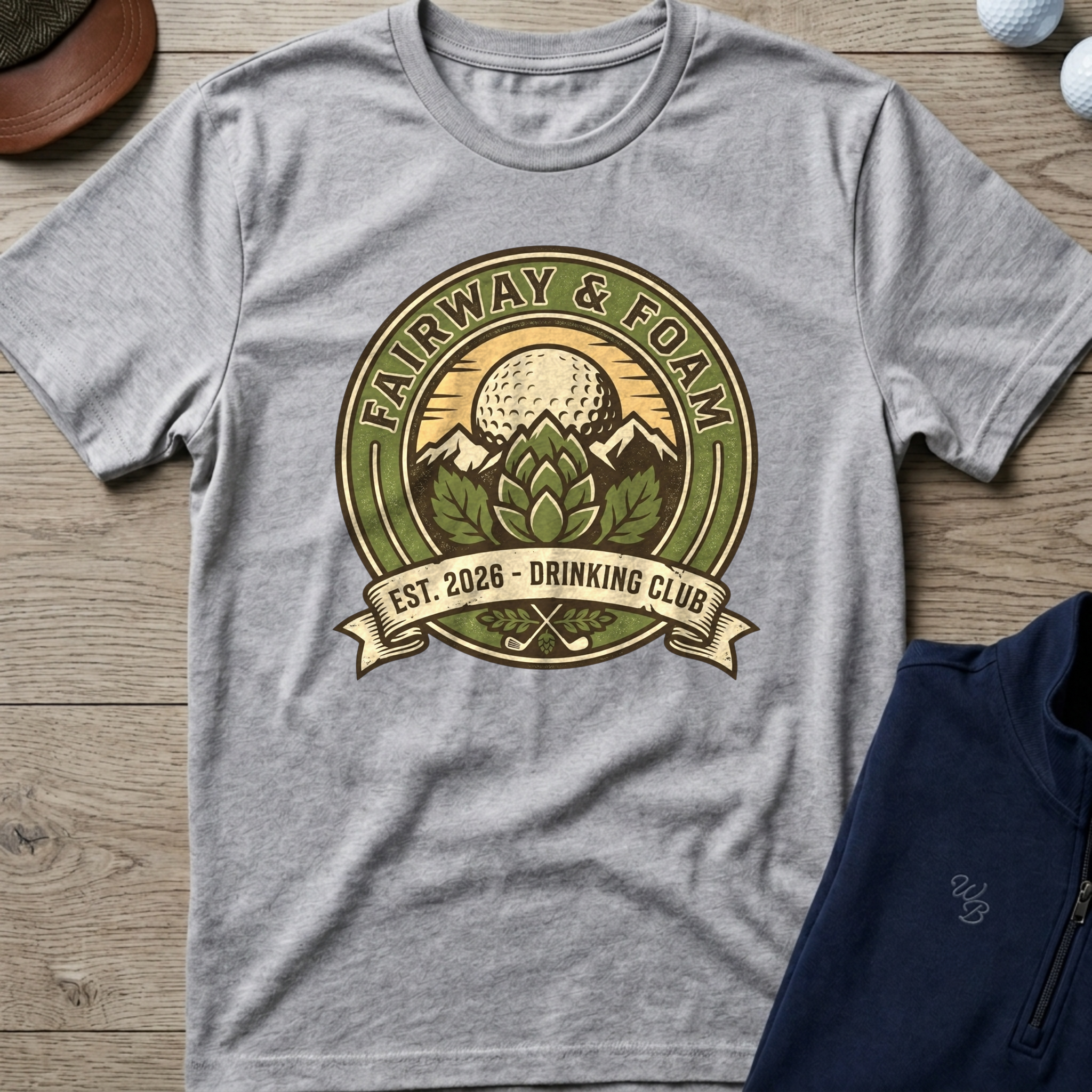 Fairway & Foam — Sport Grey t-shirt