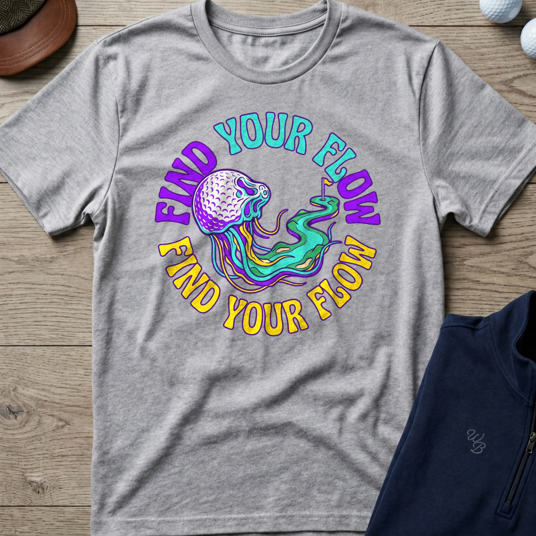 Find Your Flow — Sport Grey t-shirt