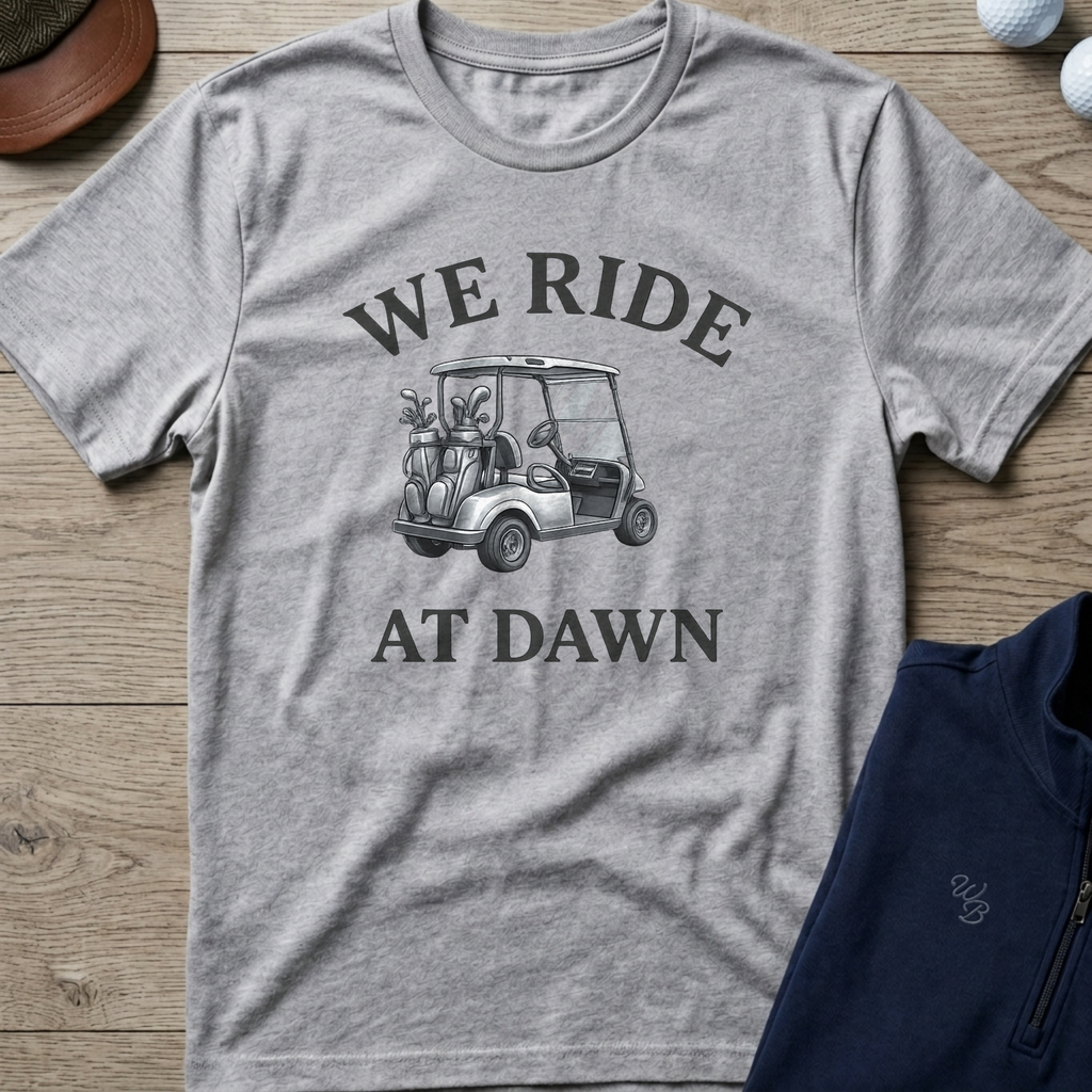 We Ride At Dawn — Sport Grey t-shirt