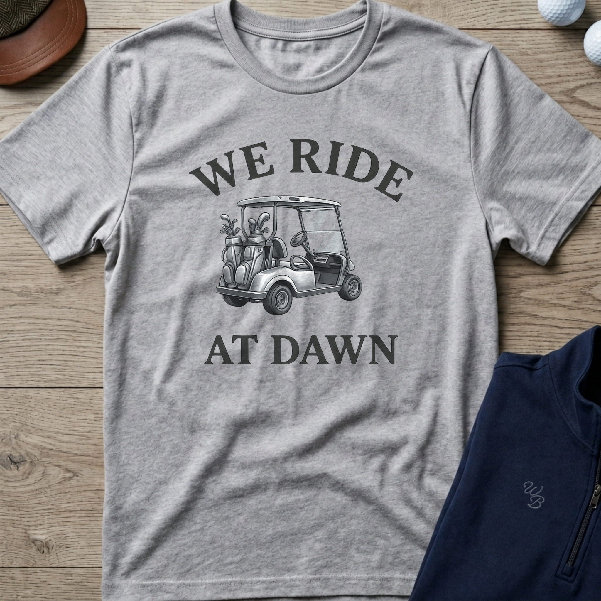 We Ride At Dawn — Sport Grey t-shirt