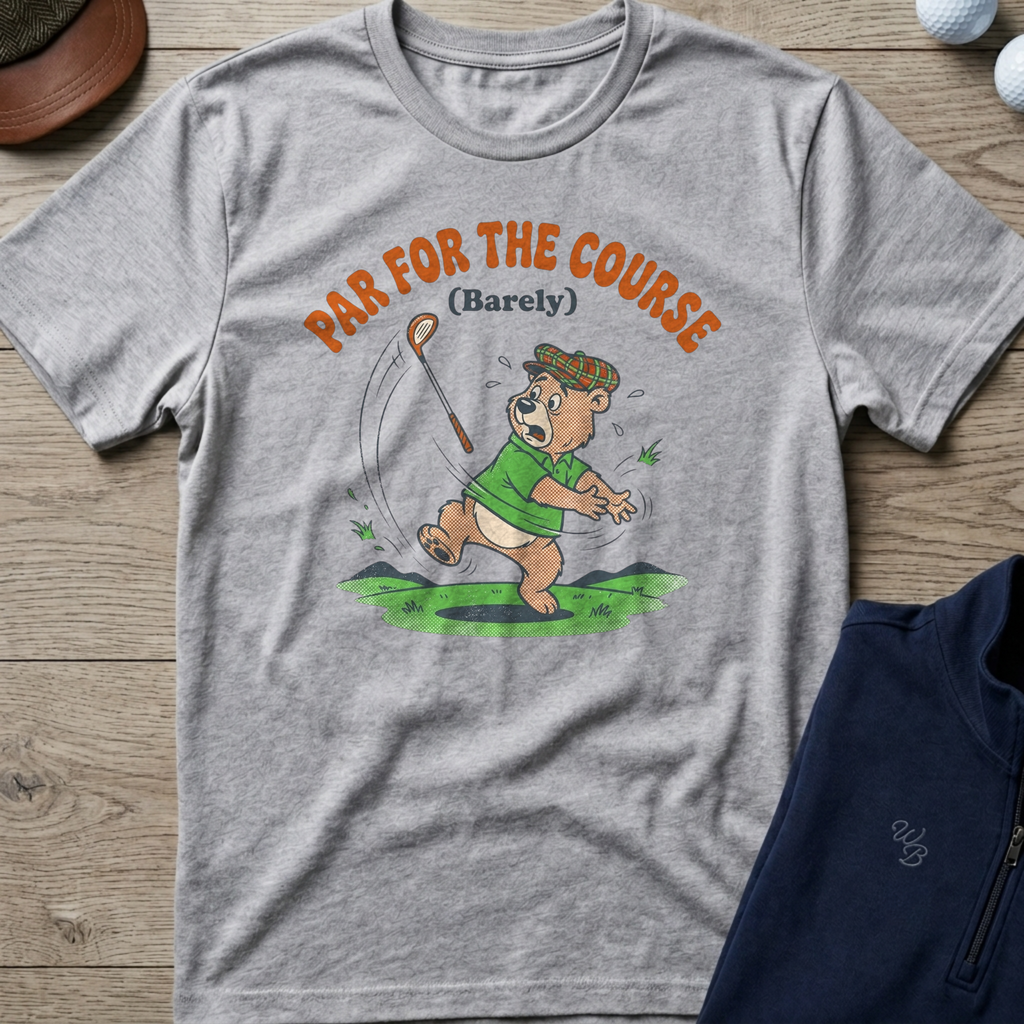 Barely Par — Sport Grey t-shirt