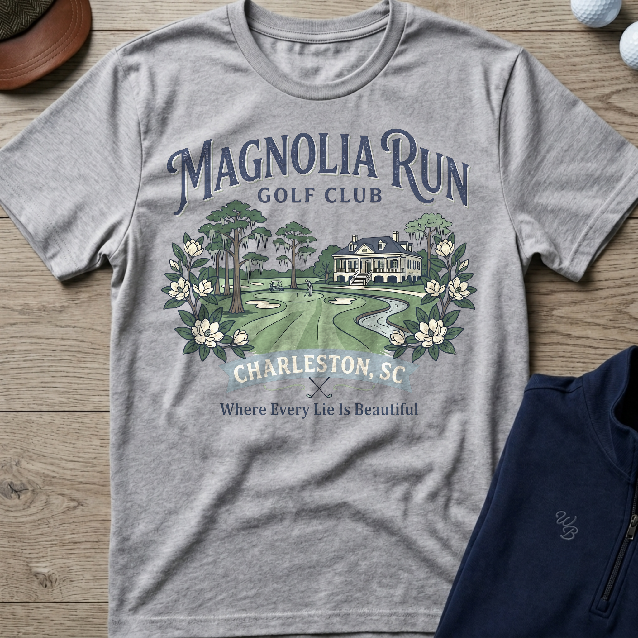Magnolia Run — Sport Grey t-shirt
