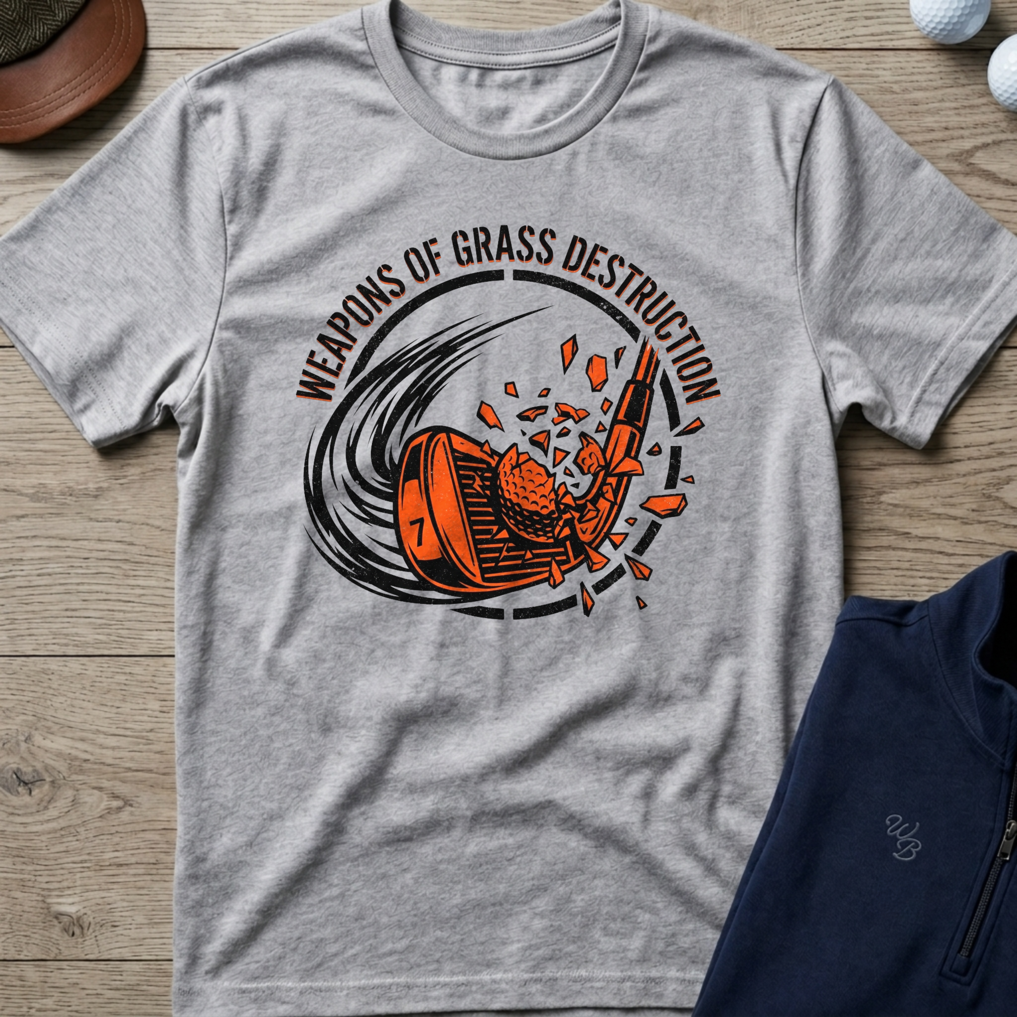 Grass Destruction — Sport Grey t-shirt
