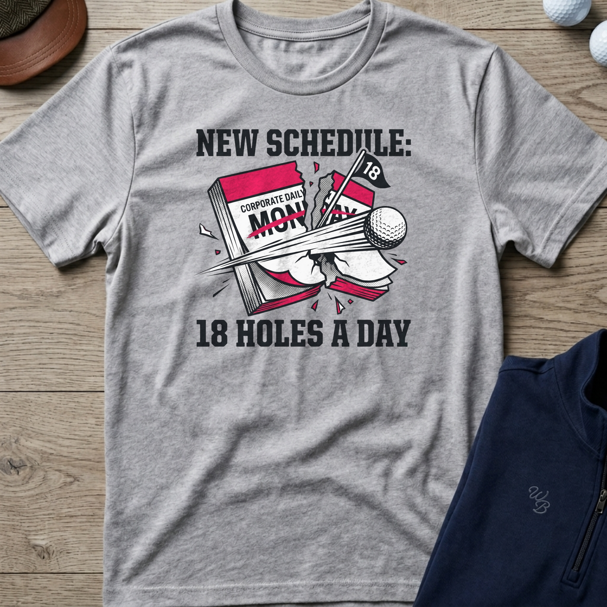 New Schedule — Sport Grey t-shirt