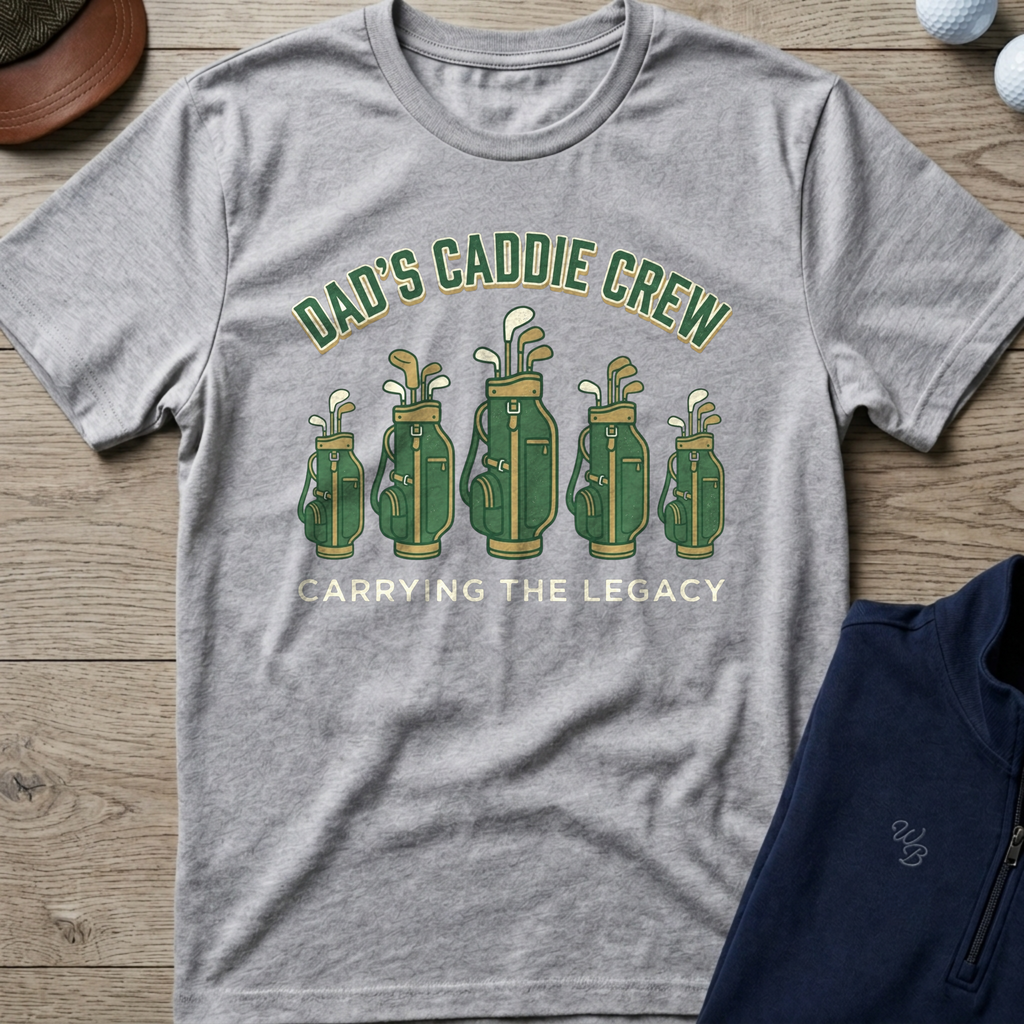 Dad's Caddie Crew — Sport Grey t-shirt