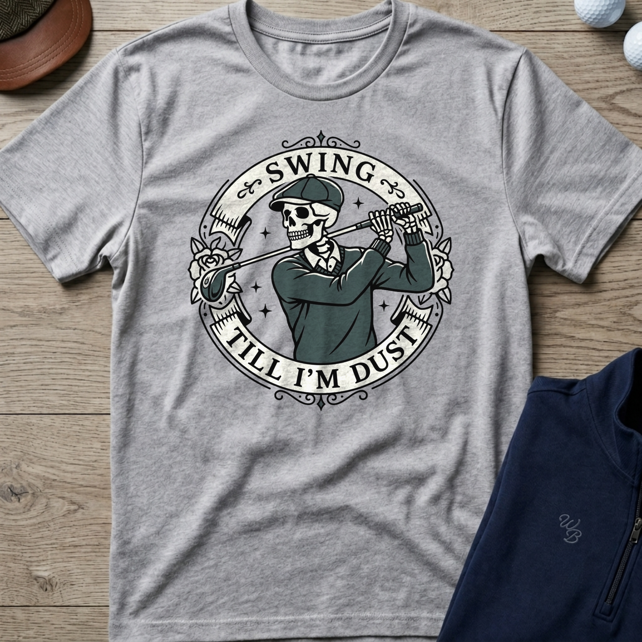 Swing Till I'm Dust — Sport Grey t-shirt