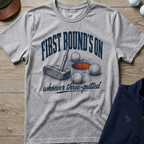 First Round's On — Sport Grey t-shirt