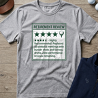 Retirement Review — Sport Grey t-shirt