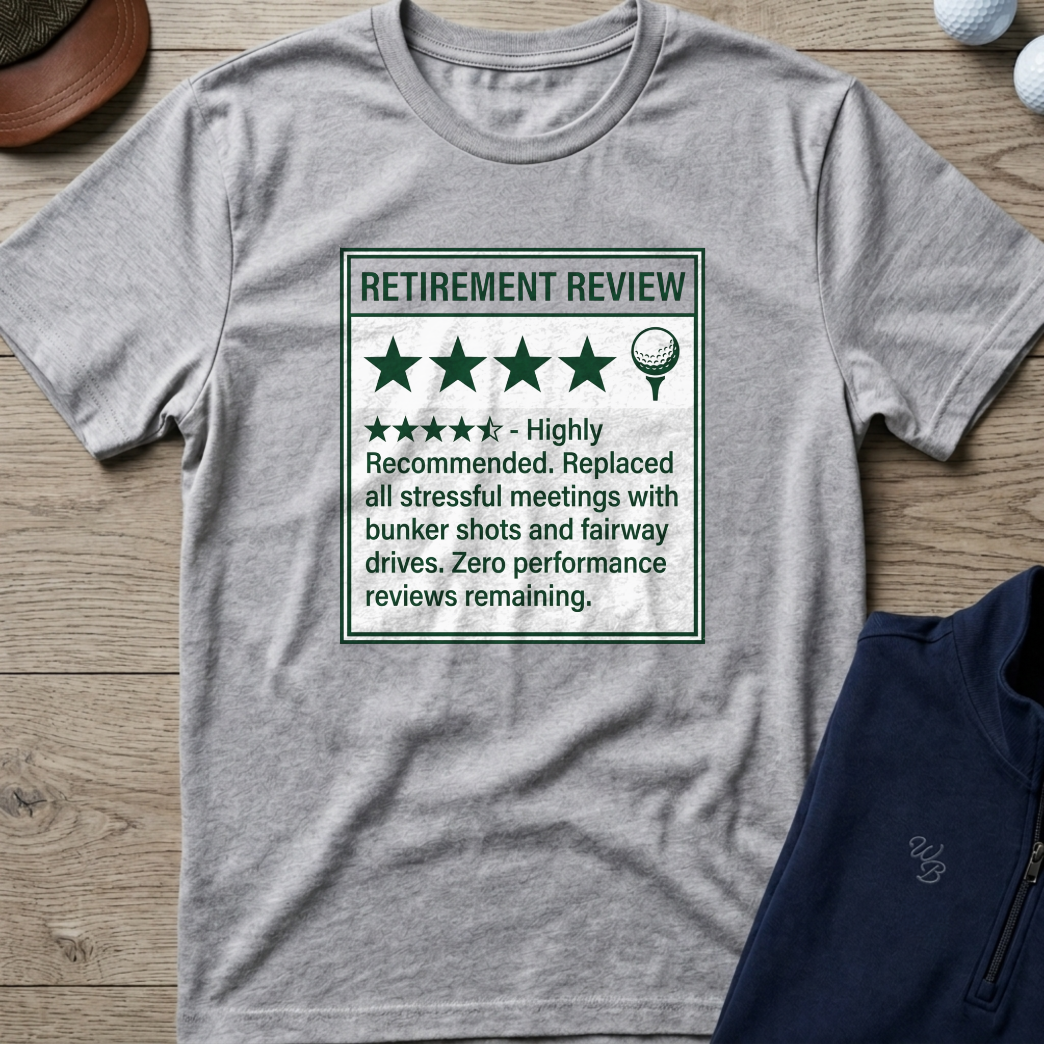 Retirement Review — Sport Grey t-shirt