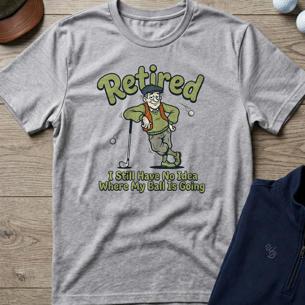 No Idea Where My Ball Is Going — Sport Grey t-shirt