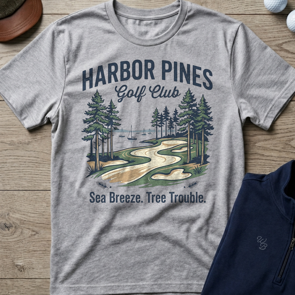 Harbor Pines — Sport Grey t-shirt