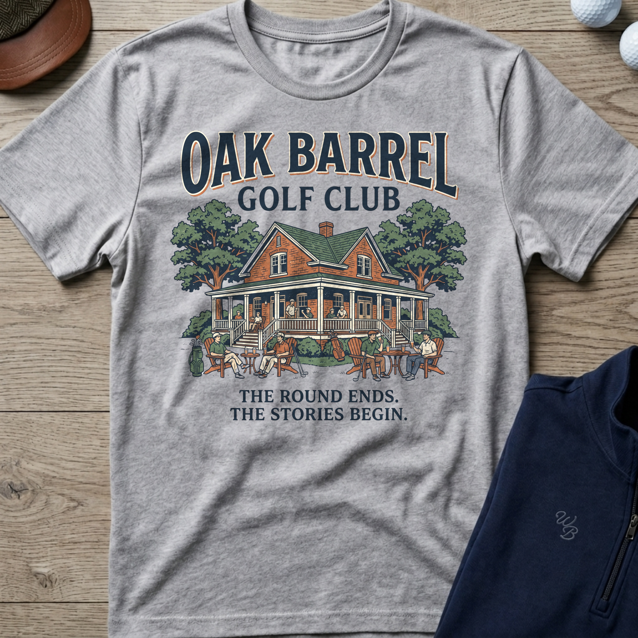 Oak Barrel — Sport Grey t-shirt