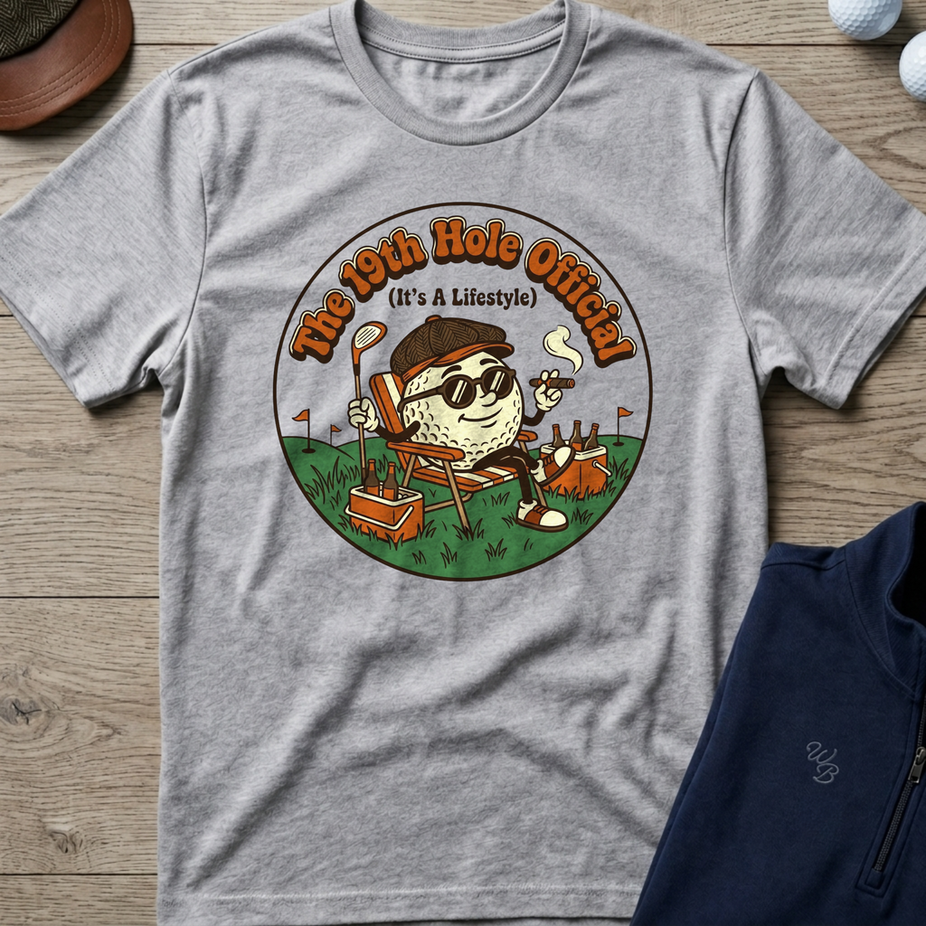 19th Hole Lifestyle — Sport Grey t-shirt