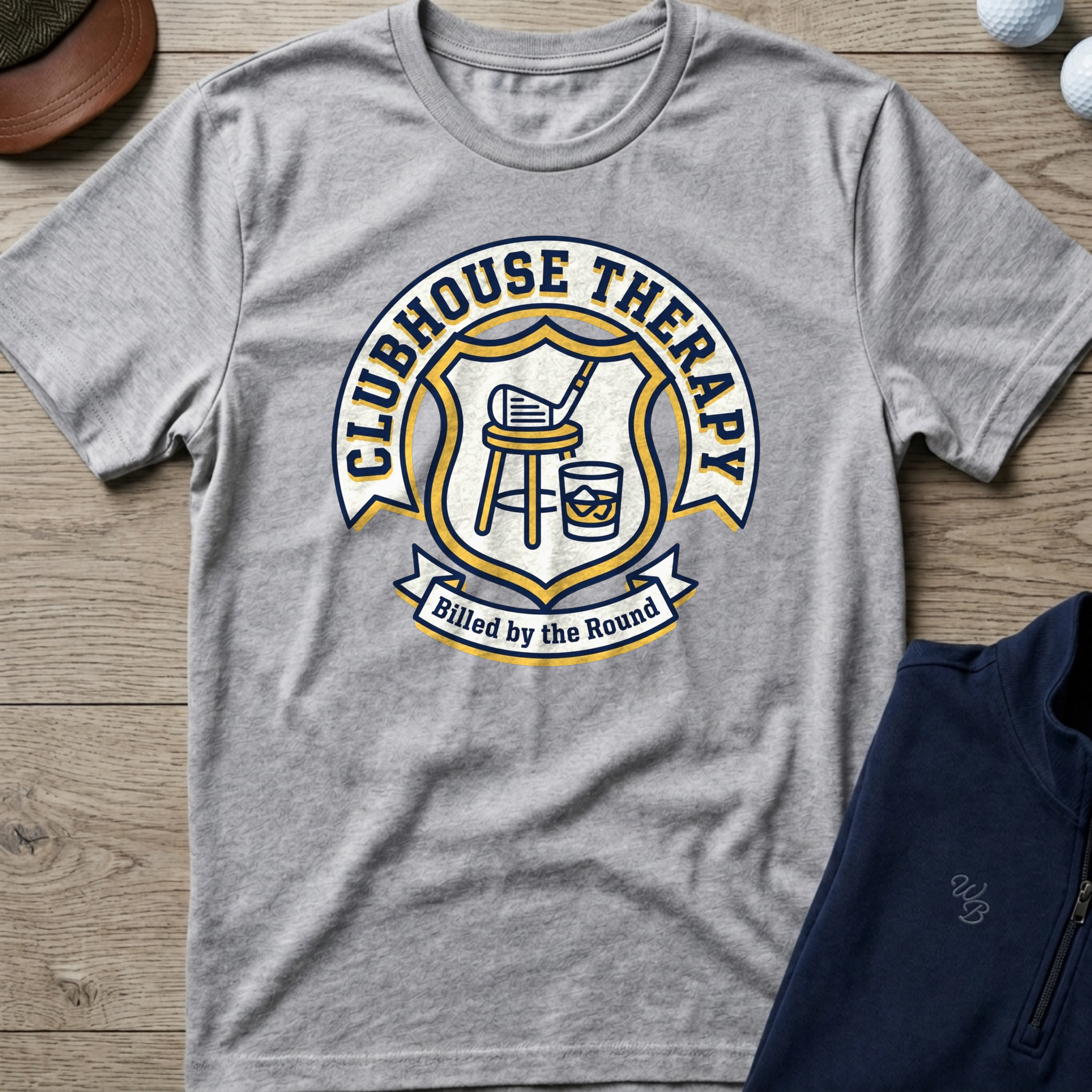 Clubhouse Therapy — Sport Grey t-shirt