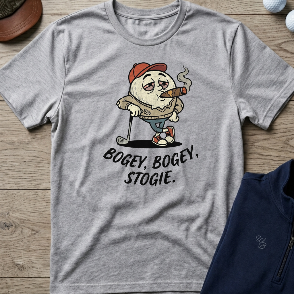 Bogey, Bogey, Stogie — Sport Grey t-shirt