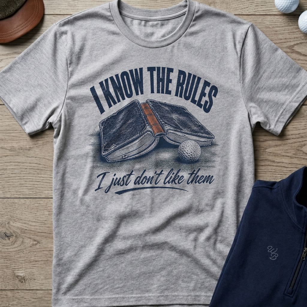 I Know The Rules — Sport Grey t-shirt