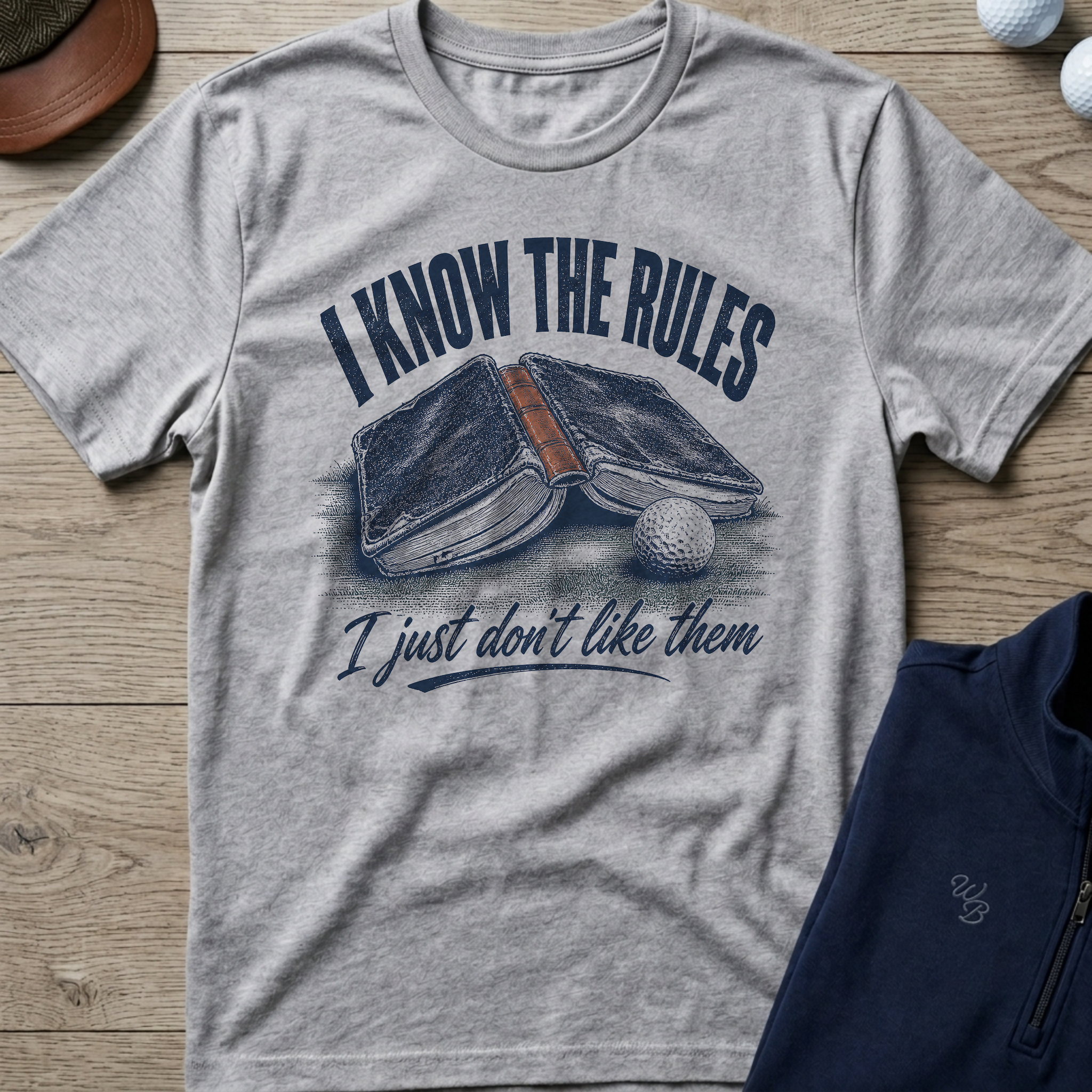 I Know The Rules — Sport Grey t-shirt