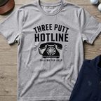 Three Putt Hotline — Sport Grey t-shirt