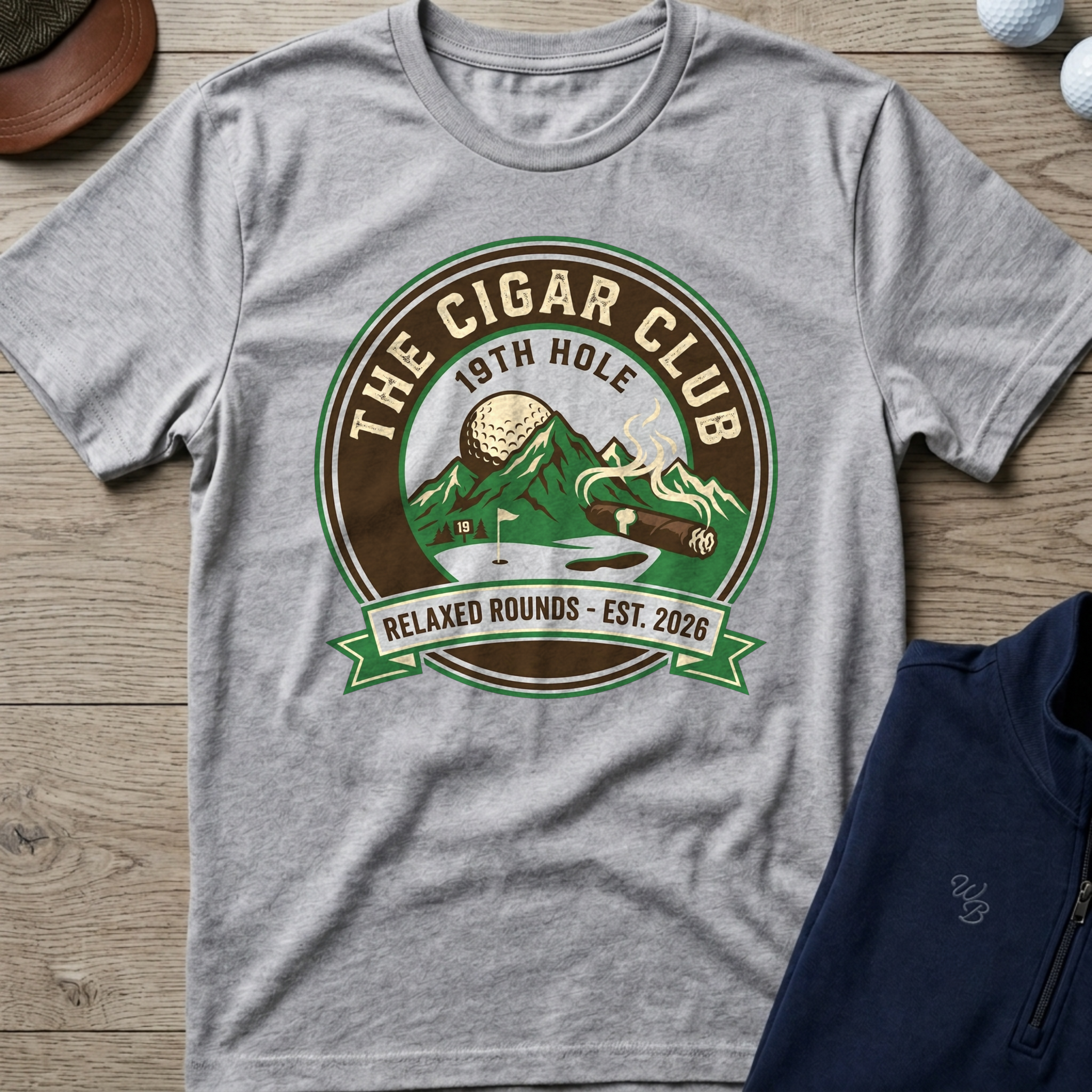 Cigar Club — Sport Grey t-shirt