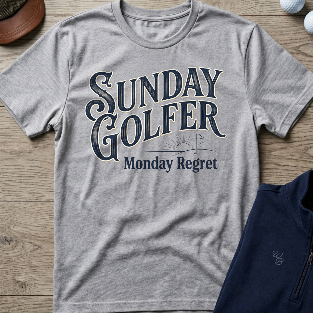 Sunday Golfer — Sport Grey t-shirt