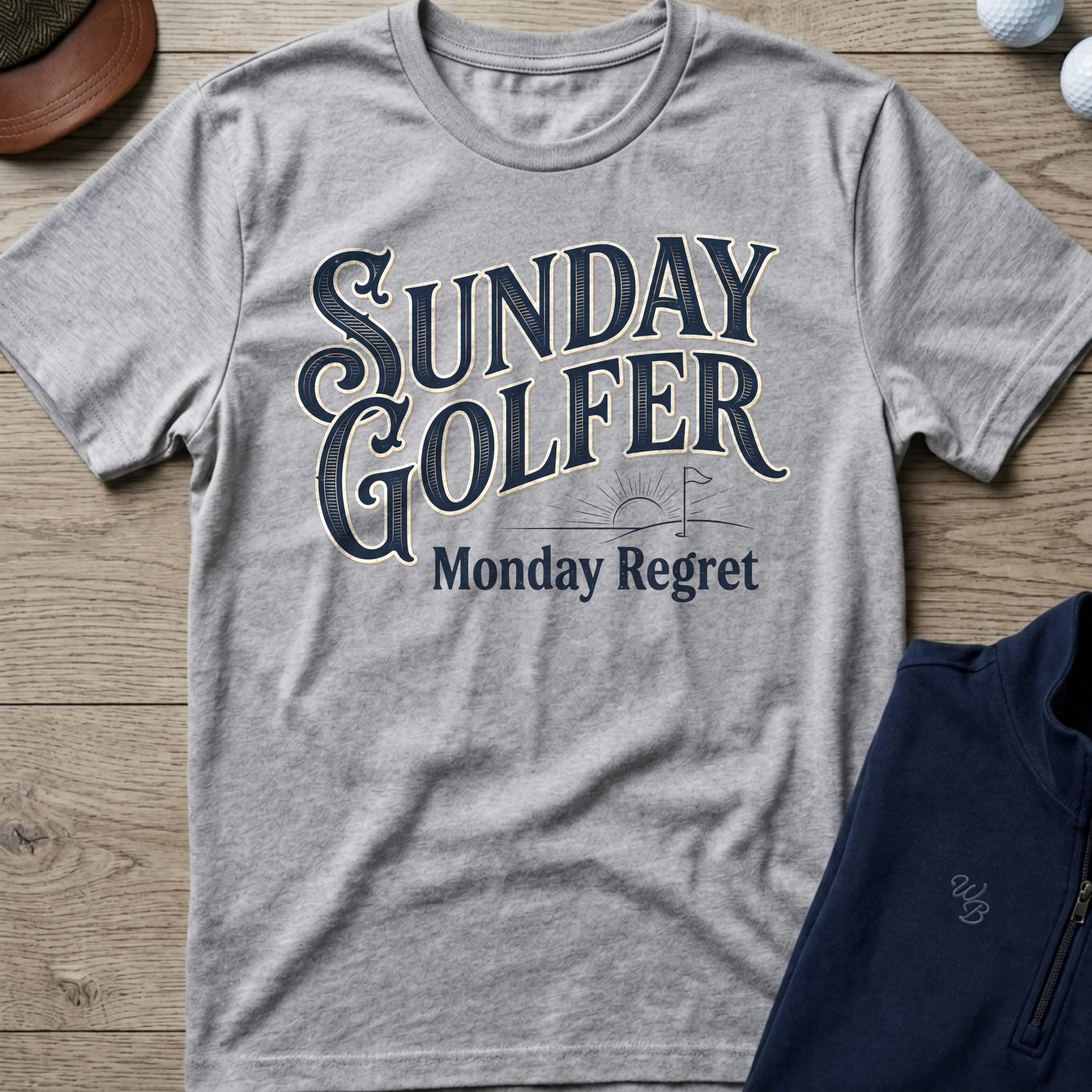 Sunday Golfer — Sport Grey t-shirt