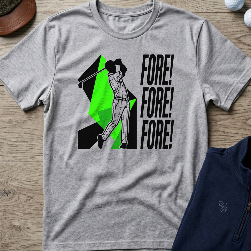 Fore! — Sport Grey t-shirt