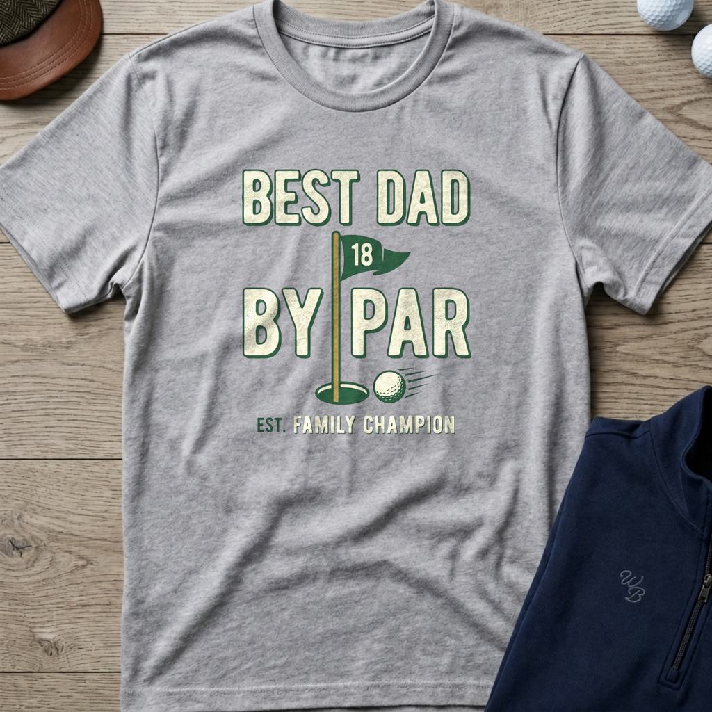 Best Dad By Par — Sport Grey t-shirt