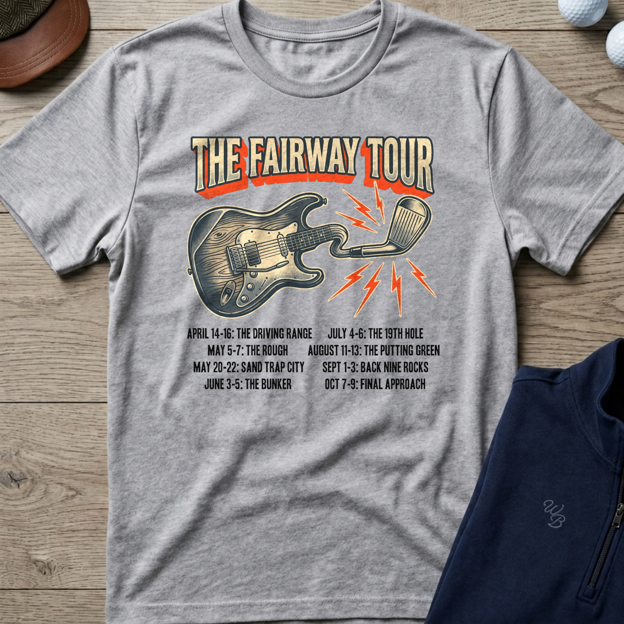 The Fairway Tour — Sport Grey t-shirt