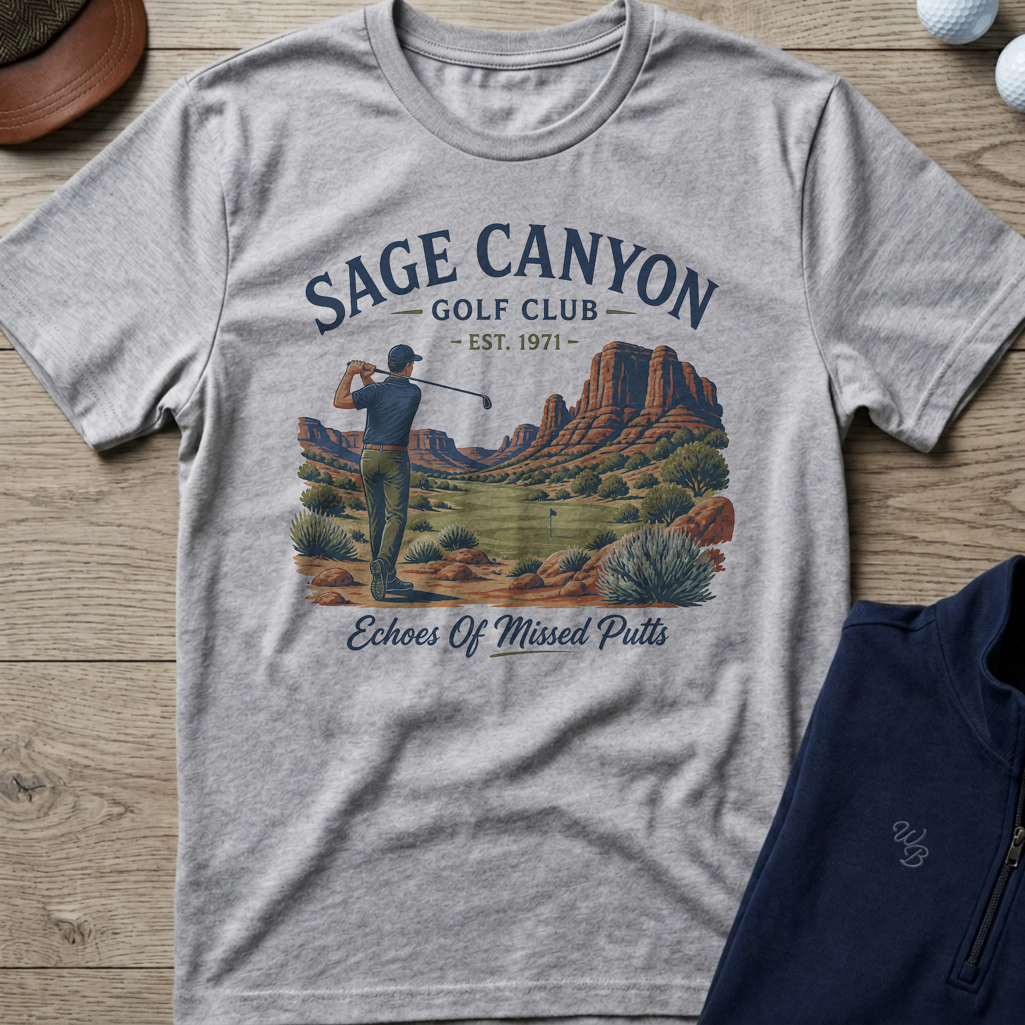 Sage Canyon — Sport Grey t-shirt
