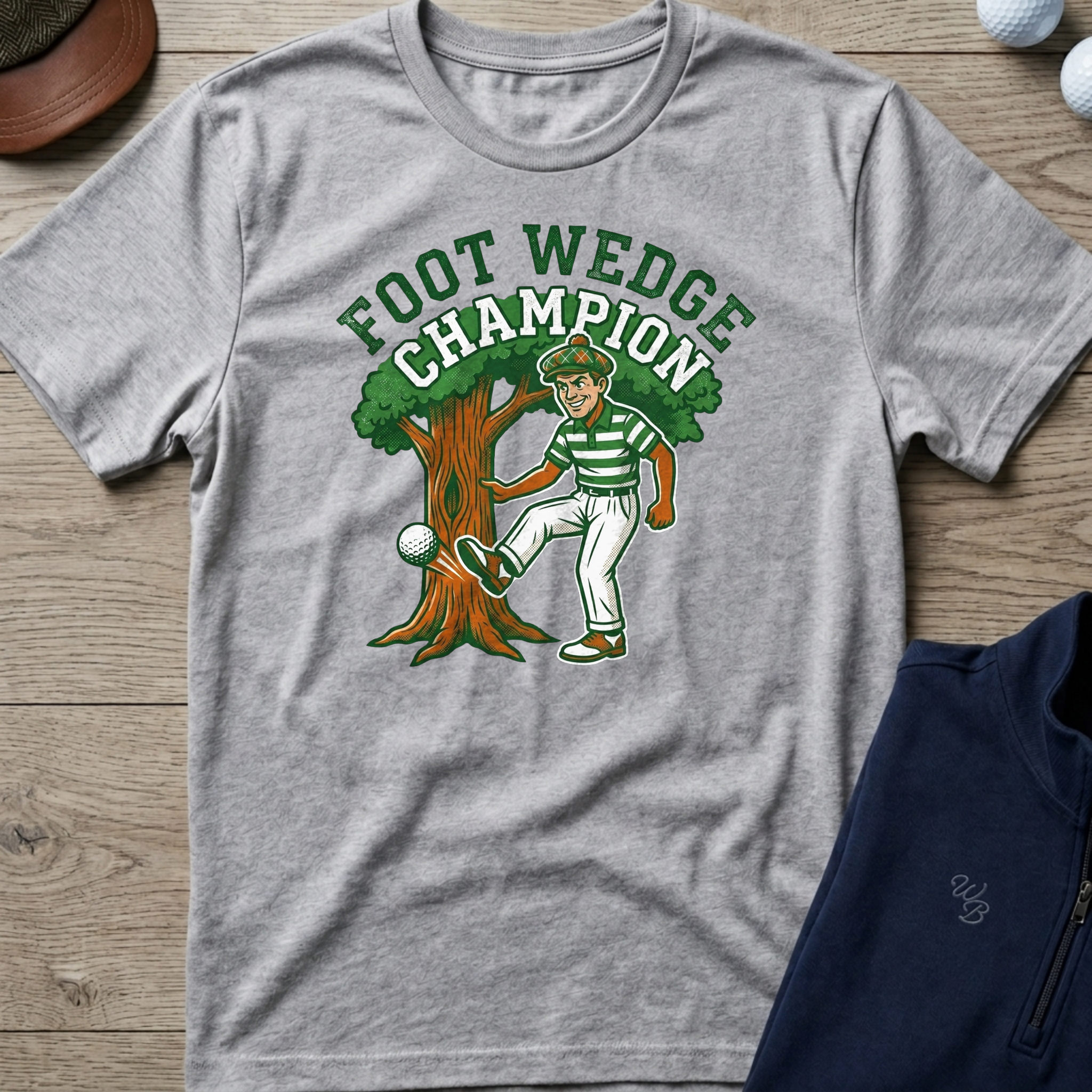 Foot Wedge Champion — Sport Grey t-shirt