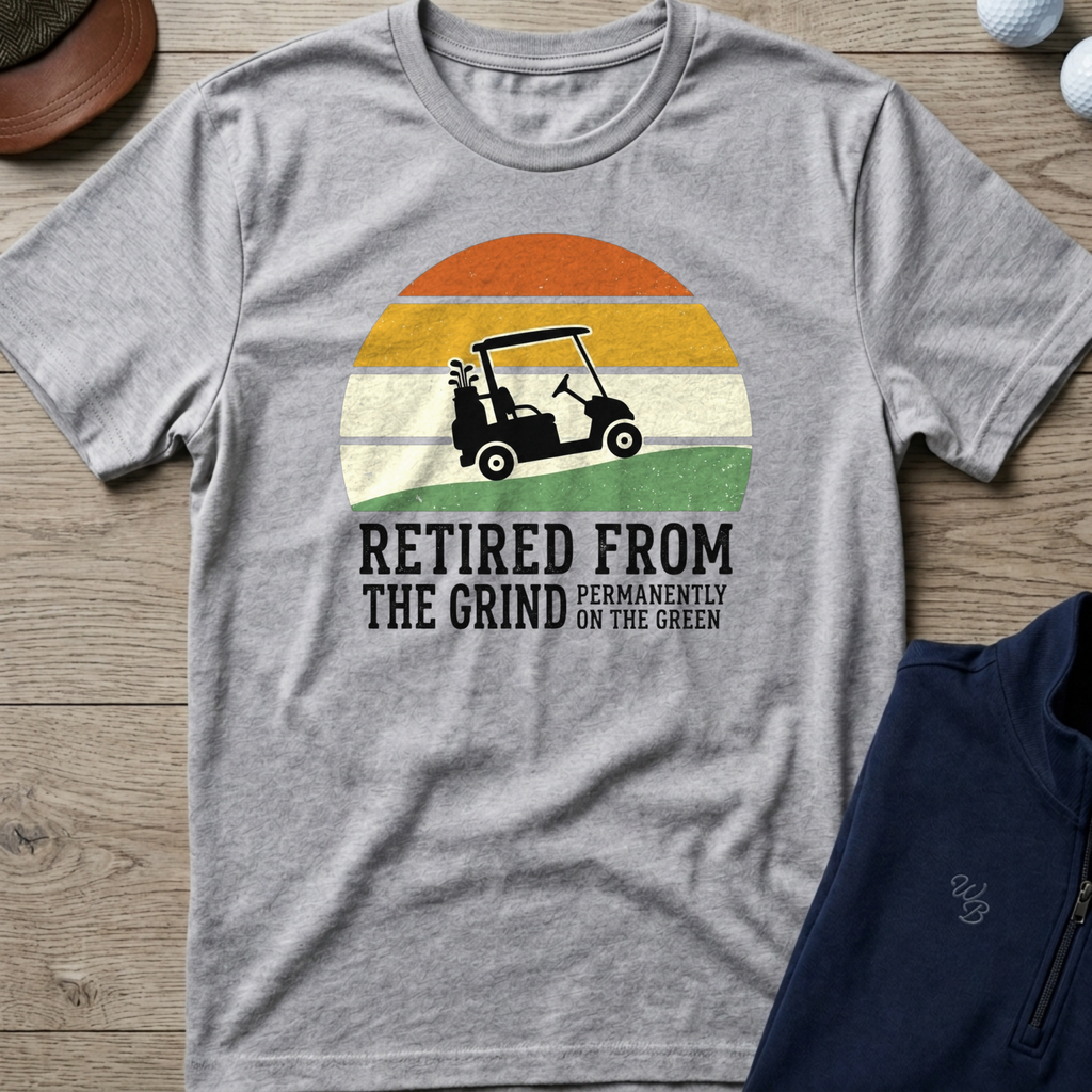 Retired From The Grind — Sport Grey t-shirt