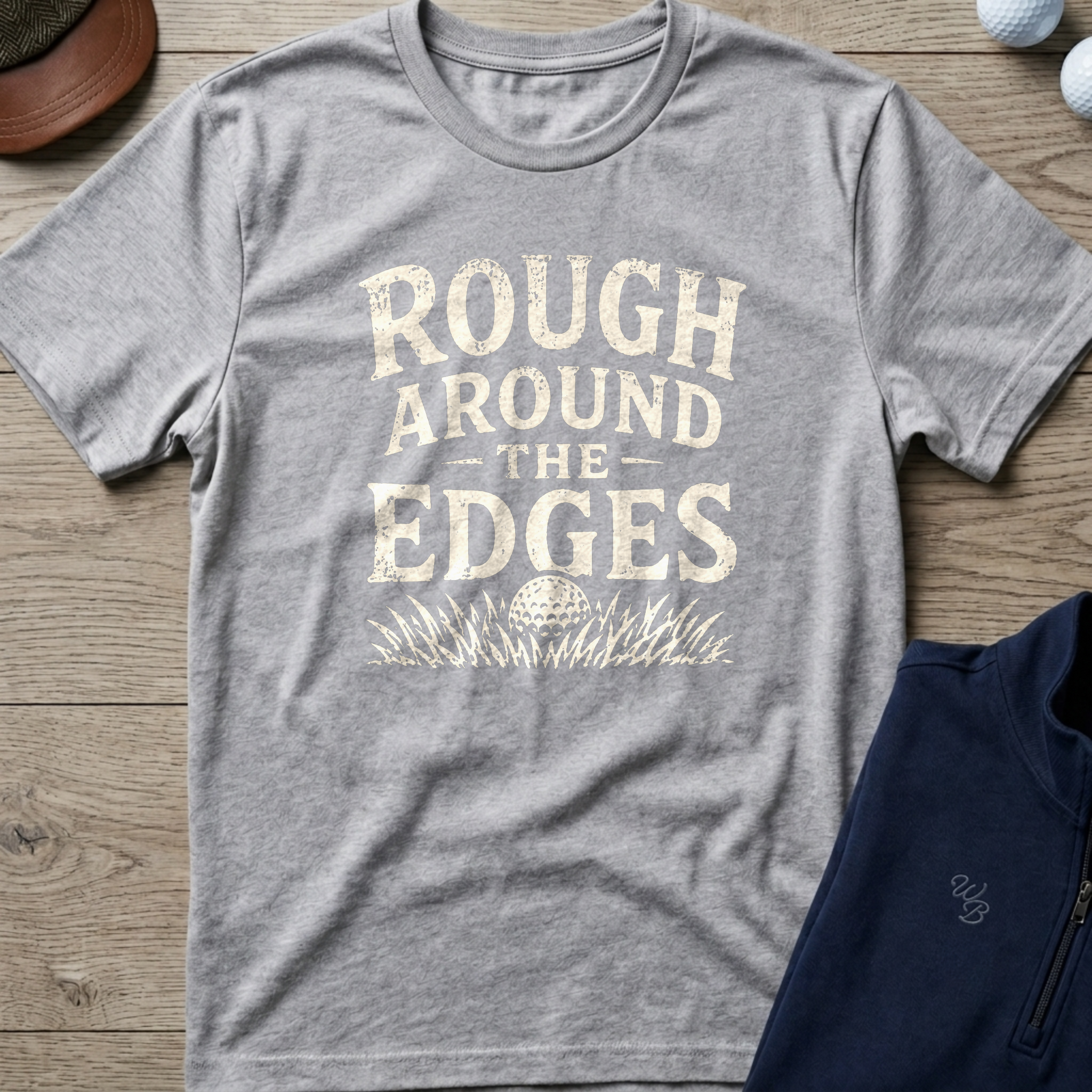 Rough Around The Edges — Sport Grey t-shirt