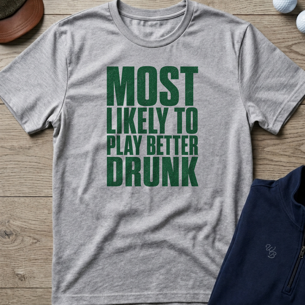 Play Better Drunk — Sport Grey t-shirt