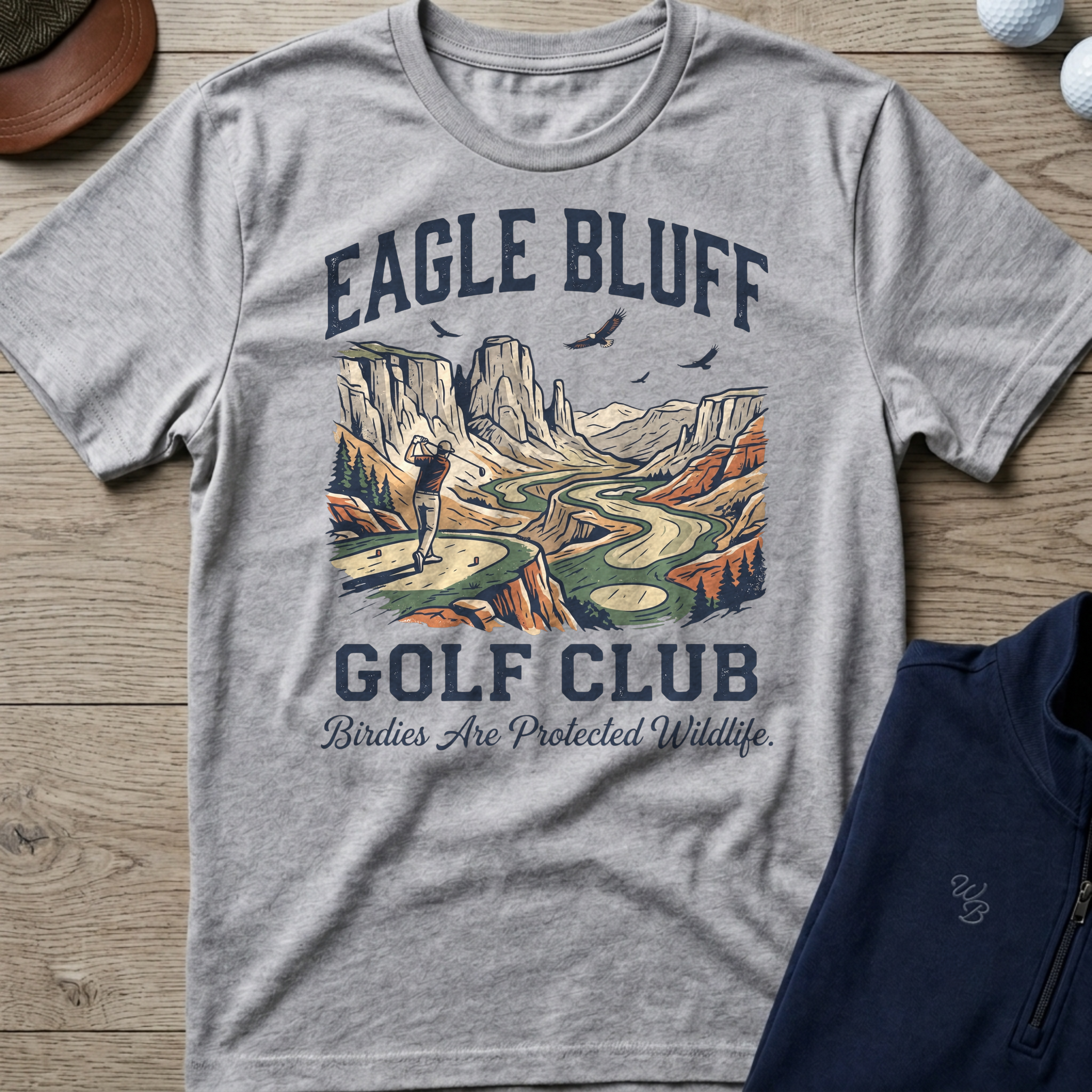 Eagle Bluff — Sport Grey t-shirt