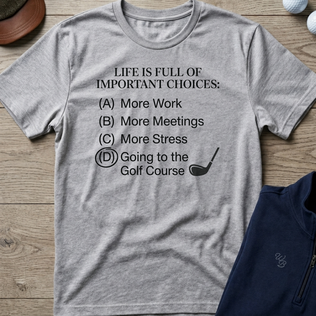 Important Choices — Sport Grey t-shirt