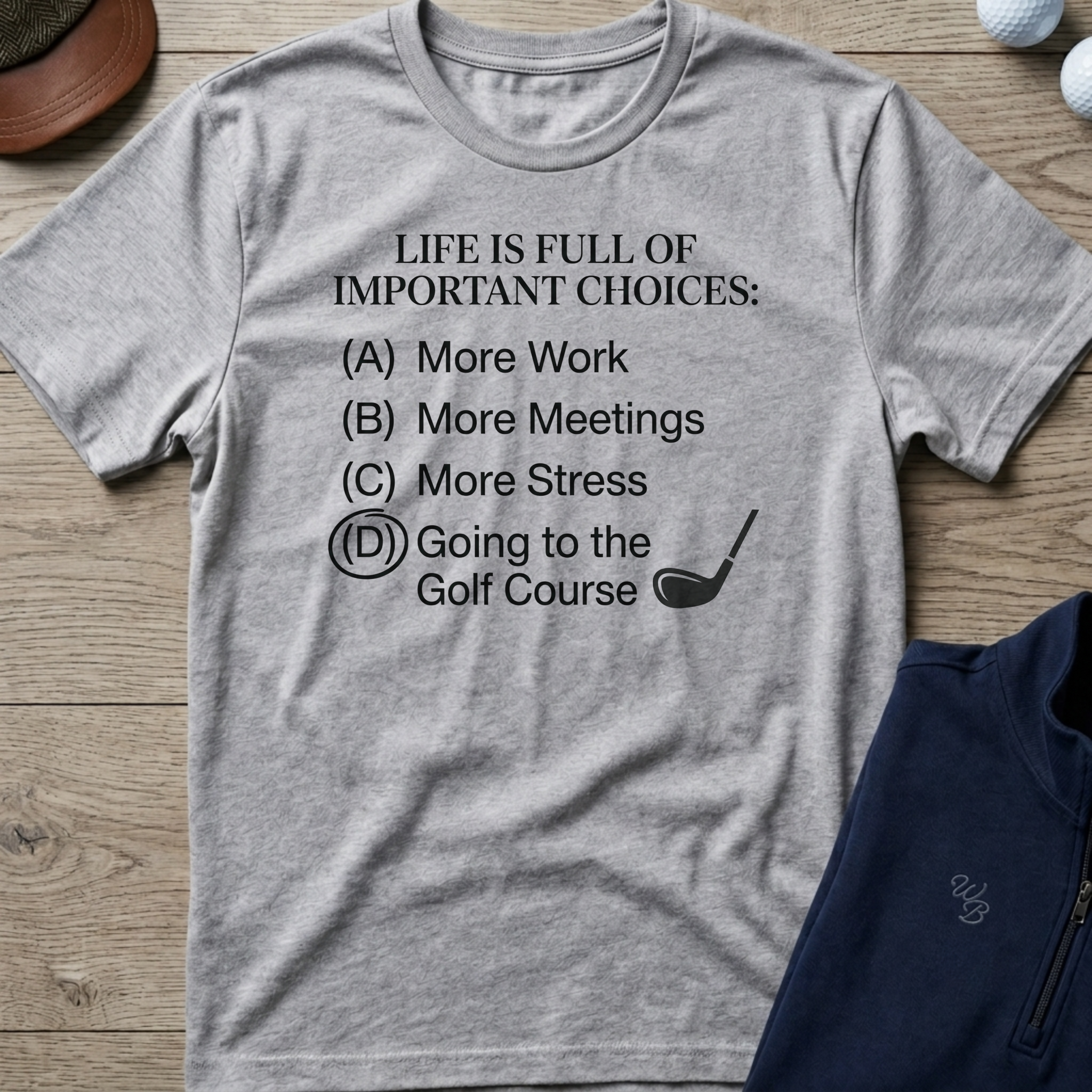 Important Choices — Sport Grey t-shirt