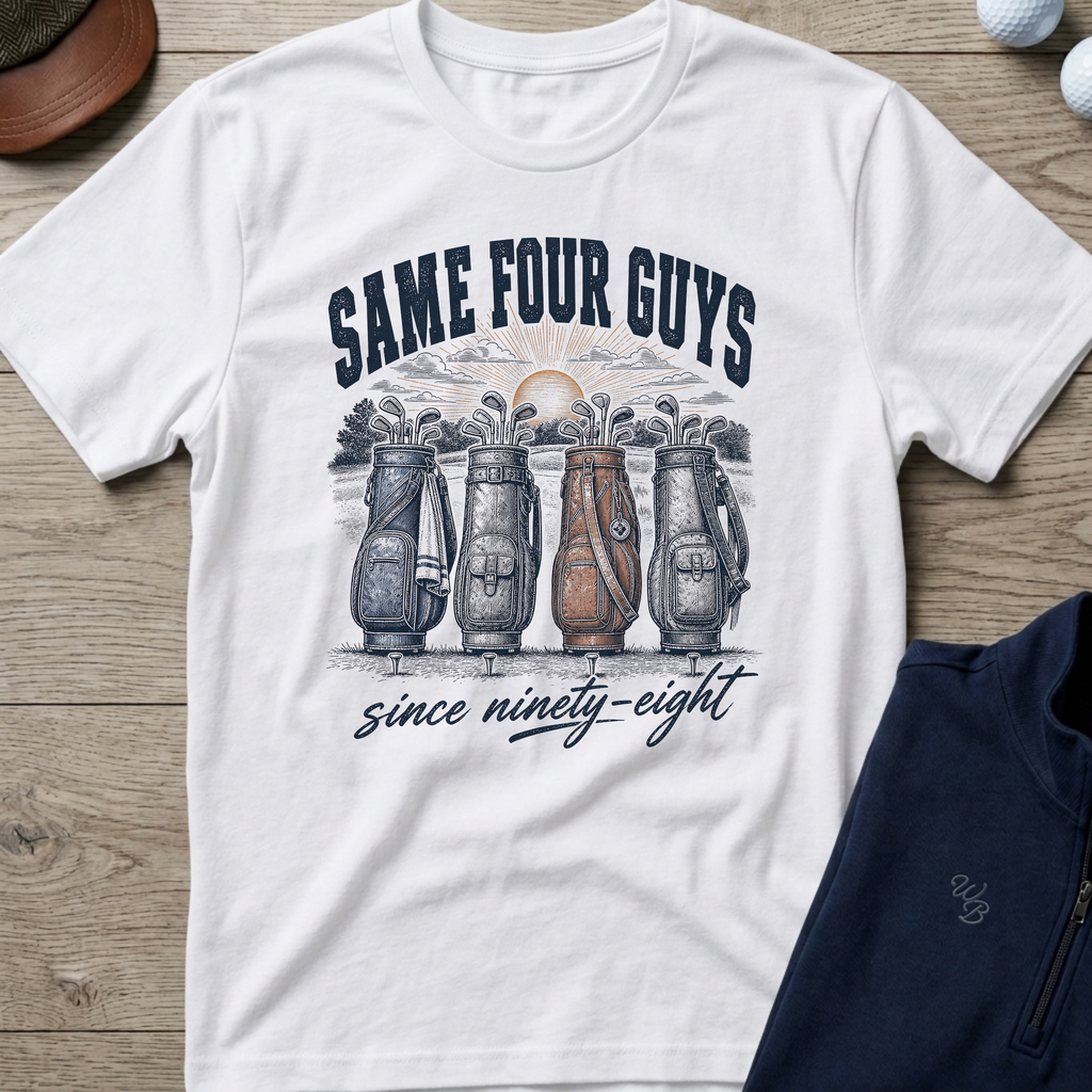 Same Four Guys — White t-shirt