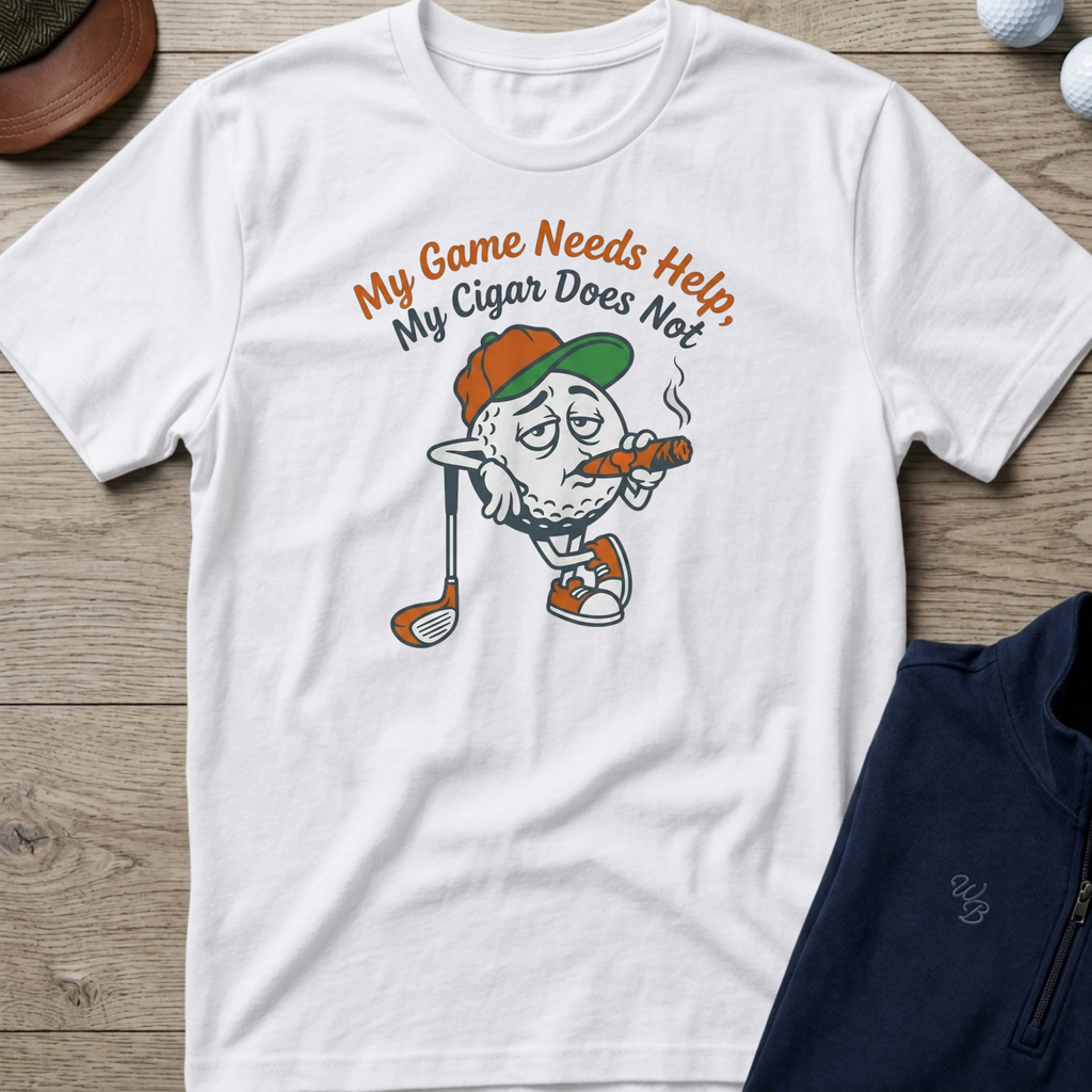My Game Needs Help — White t-shirt