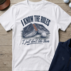 I Know The Rules — White t-shirt