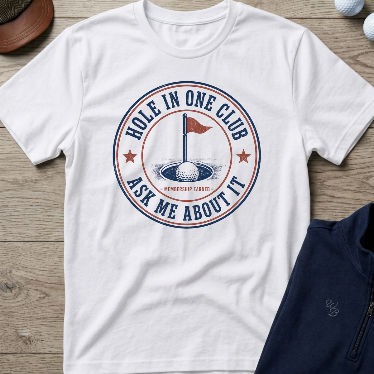 Hole In One Club — White t-shirt