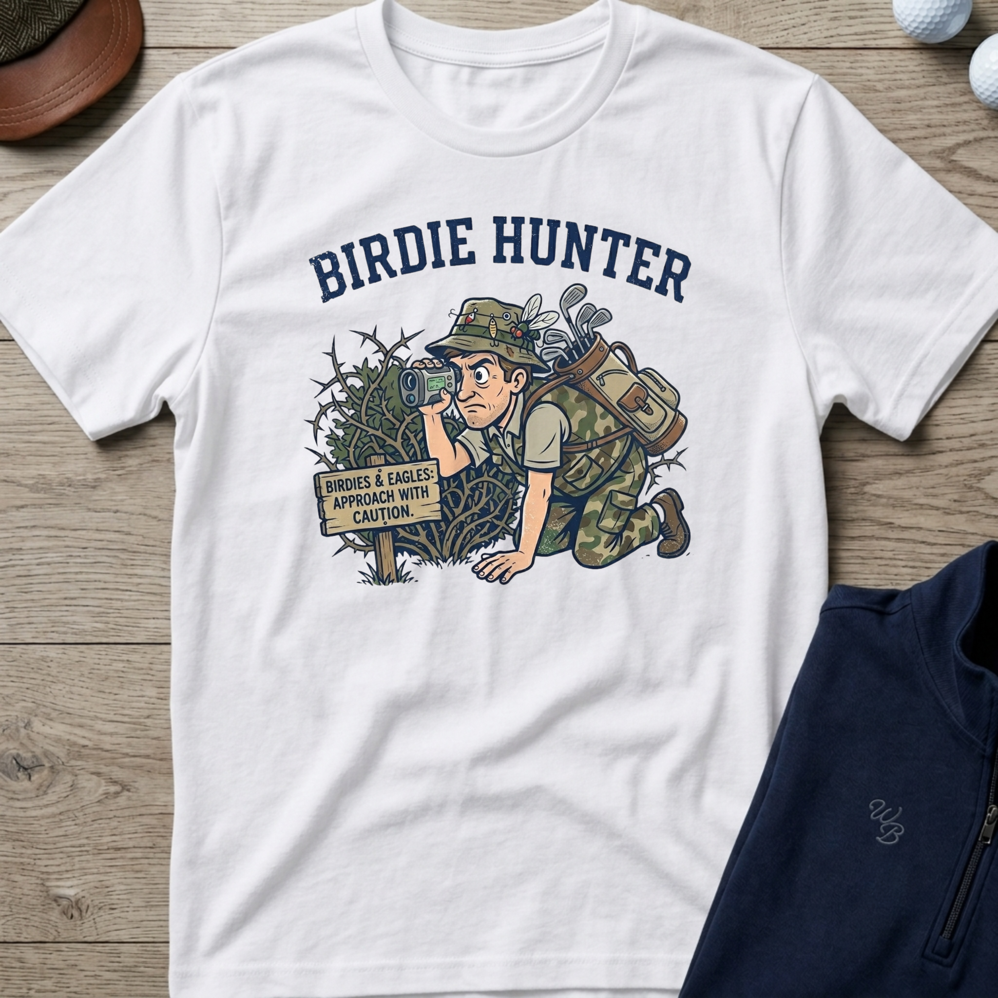 Birdie Hunter — White t-shirt