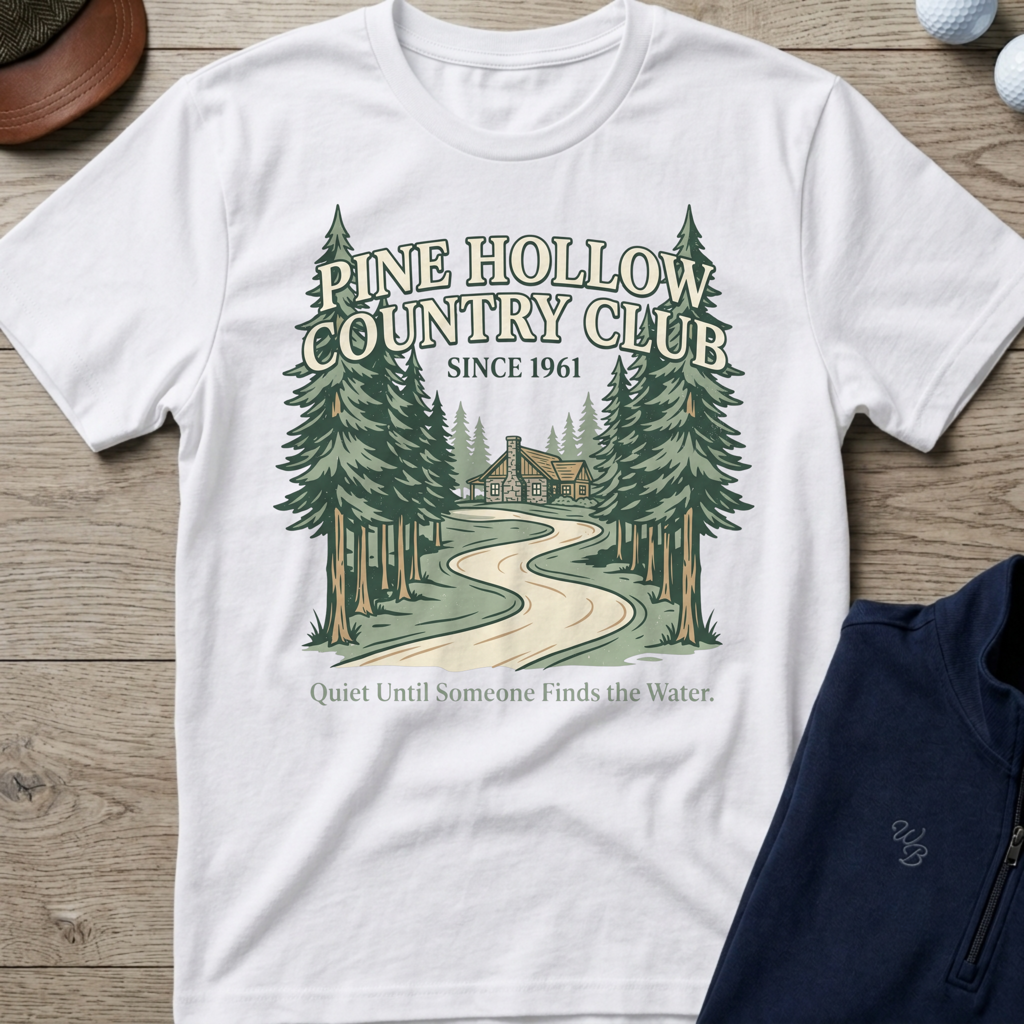 Pine Hollow — White t-shirt