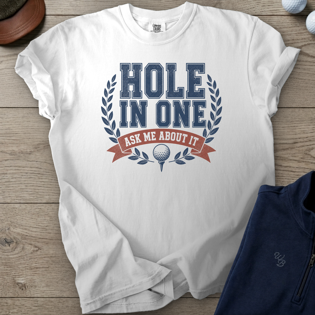 Ask Me About It Heavyweight Tee — White t-shirt